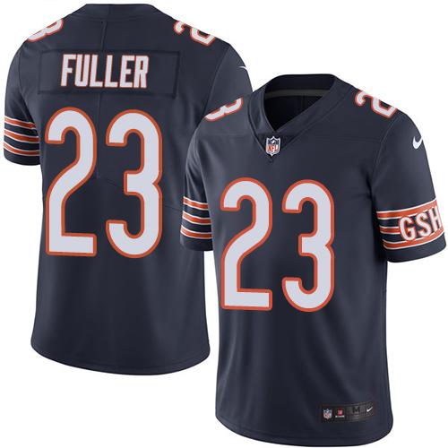 2019 men Chicago Bears 23 Fuller BLUE Nike Vapor Untouchable Limited NFL Jersey